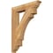 Ekena Millwork Merced Traditional Rough Sawn Bracket, Western Red Cedar, 4"W x 24"D x 32"H BKT04X24X32MRC01RWR - alternate 1